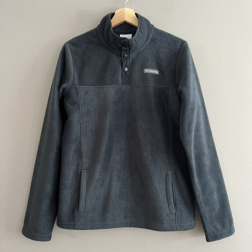 Columbia Youth Steens MTN 1/4 Snap Fleece Pull-Over Black Size XL (18/20)
